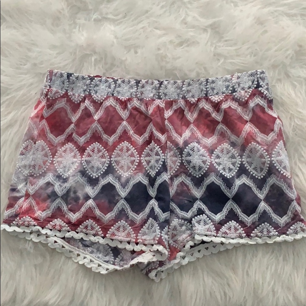 Colorful boho shorts!